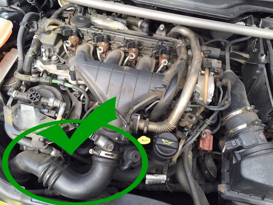 PRZEWOD TURBO INTERCOOLERA VOLVO S40 V50 31261896 Engine Type Diesel