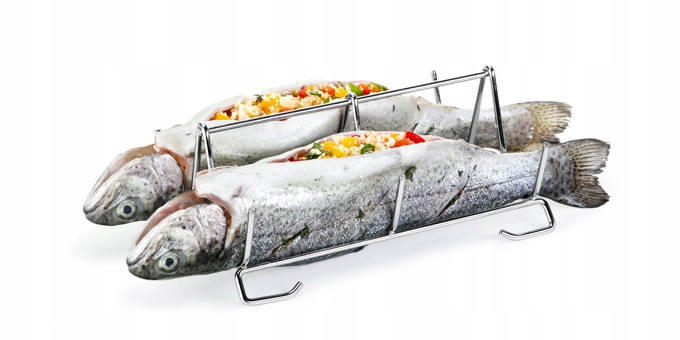 

Stojak Do Grillowania Wędzenia Ryb 2SZT Piekarnik