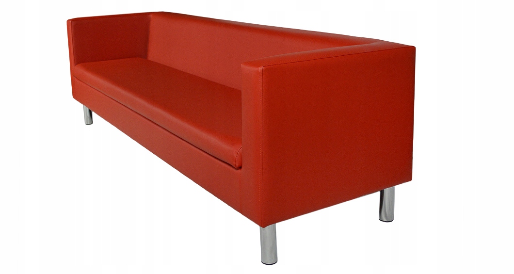 Sofa kanapa 200 cm eko skóra skaj recepcja poczekalnia biuro Marka tapicer-opole