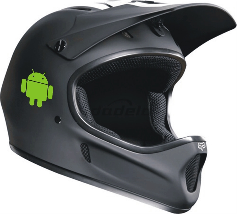 ANDROID naklejka na kask 403-7 P RÓŻNE KOLORY Marka Yess Naklejki