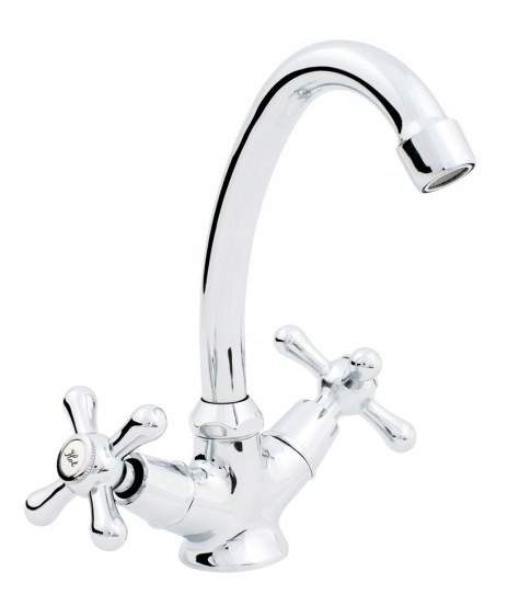 BATERIA UMYWALKOWA SZTORCOWA RETRO Z WYLEWKĄ