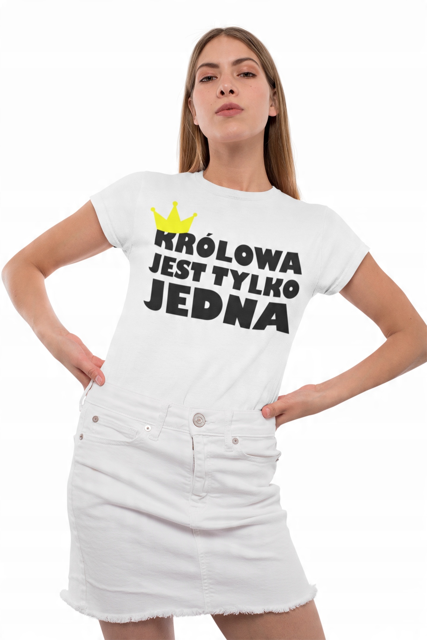 

Śmieszna Koszulka Bluzka Damska Królowa Na Prezent