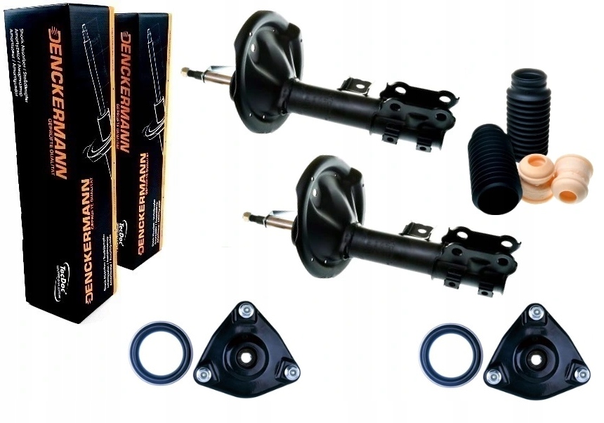 amortyzatory mocowania osłony HYUNDAI I30 2007-2012 PRZÓD KPL wersja KOREA