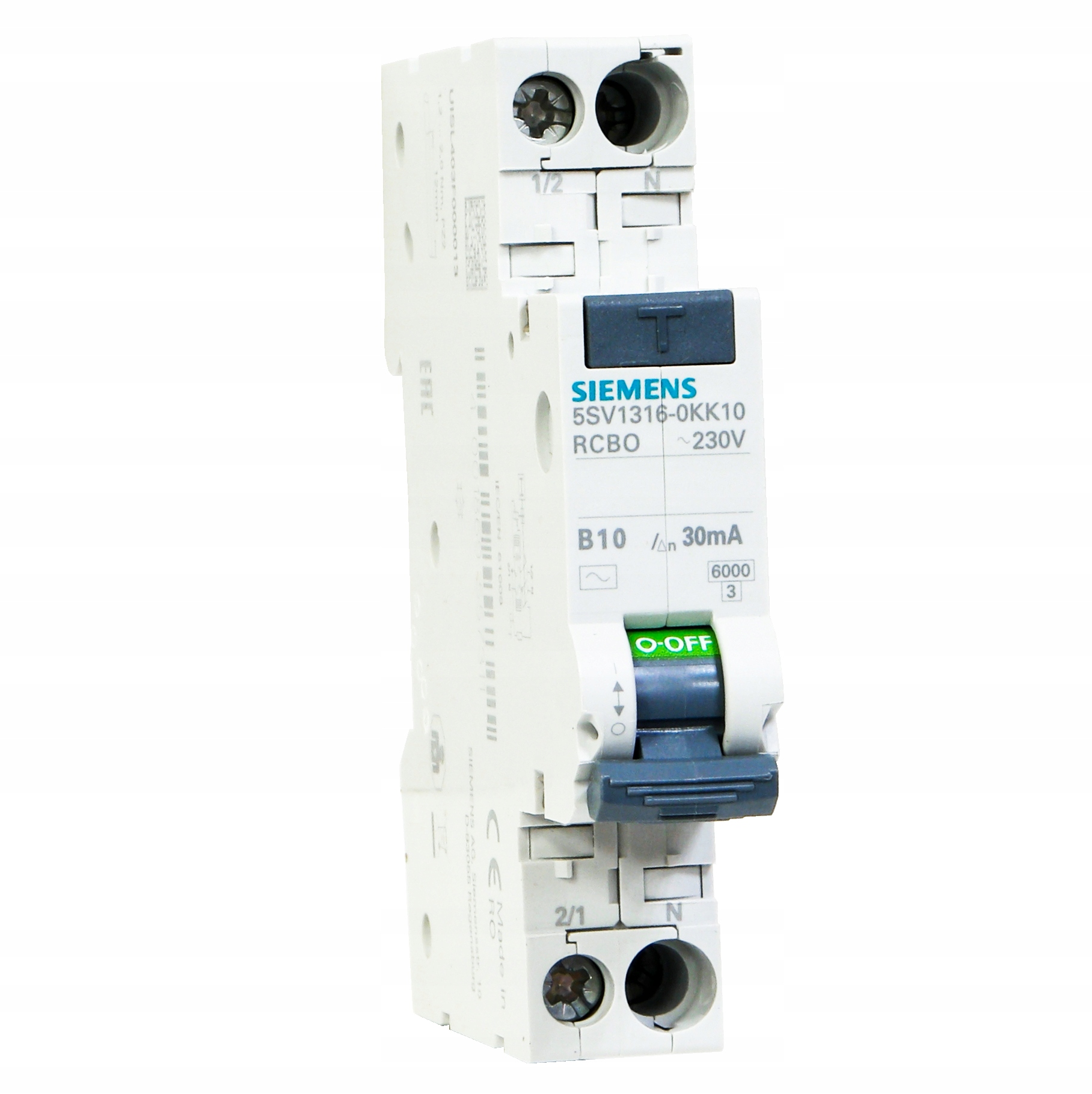 Wyłącznik różnicowoprądowy Siemens 2P B 10A 0,03A 5SV1316-0KK10