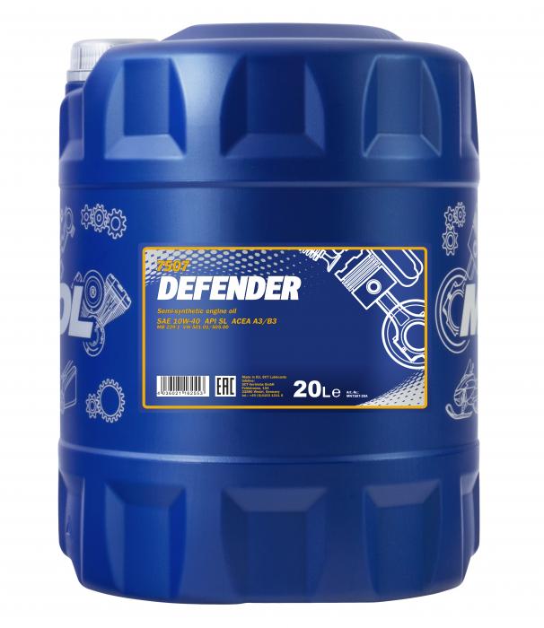 Масло Mannol Defender 10w40, 20 л