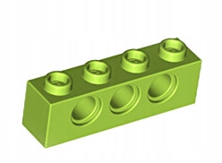 

Lego klocek 1x4 6132373 3701 limonka do WeDO 45300