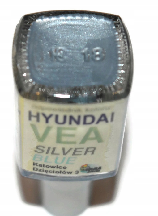 HYUNDAI VEA SILVER BLUE LAKIER ZAPRAWKA DO RYS ARA 10 ML