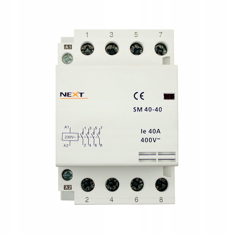 Modulární Stykač 40A 3P 230V/400V 4XNO Next