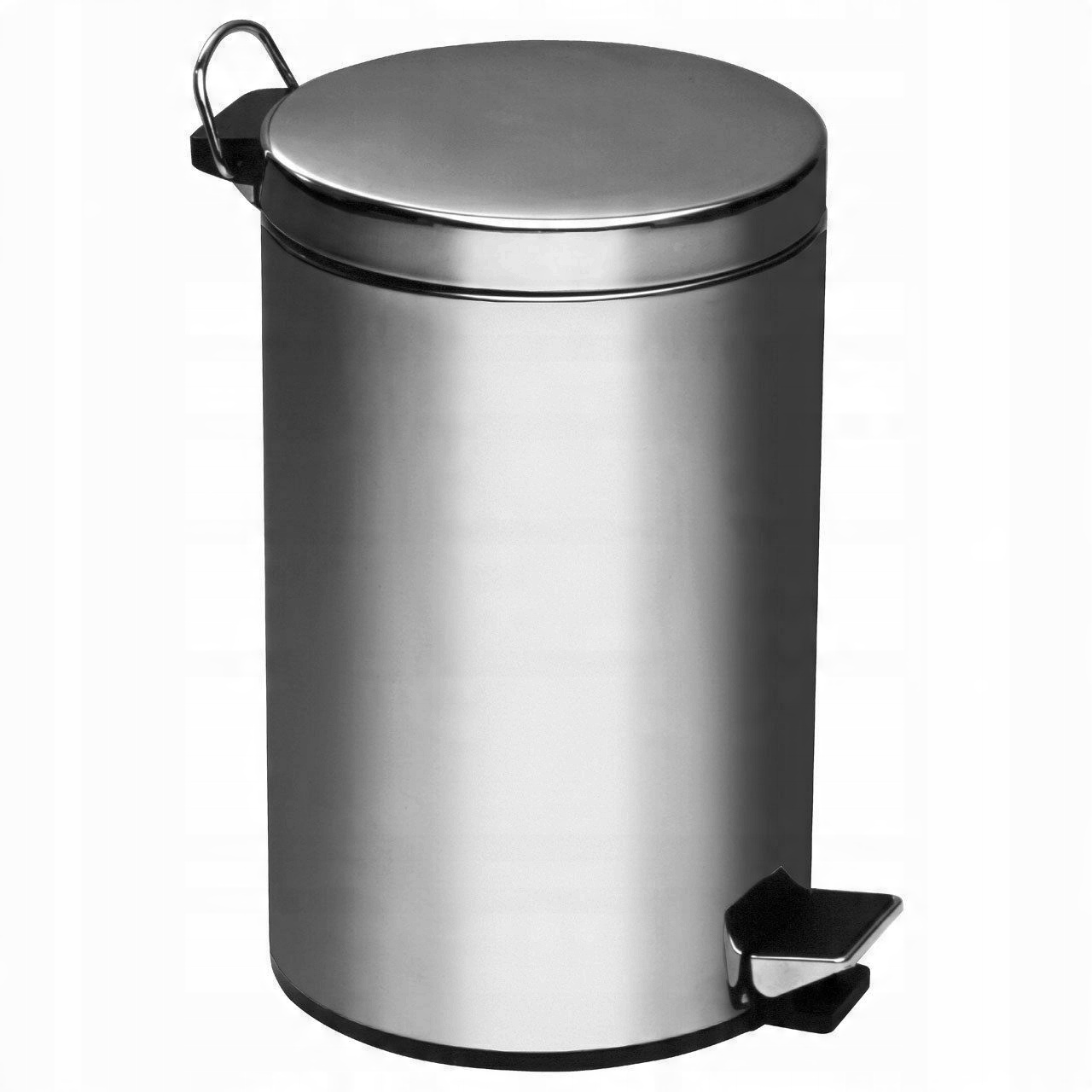 

Kosz na śmieci 30L Stal Nierdzewna, z pedałem
