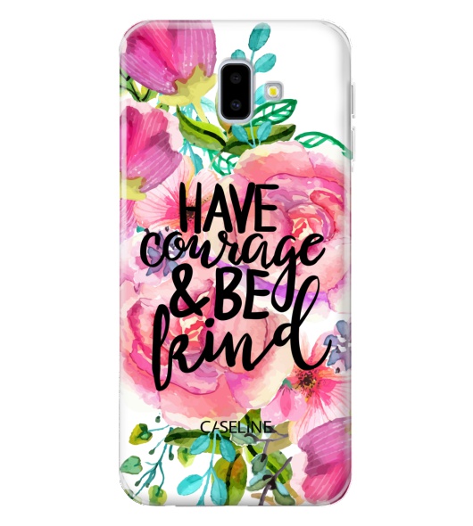 

Etui do Samsung J6 Plus case guma wzory + Szkło