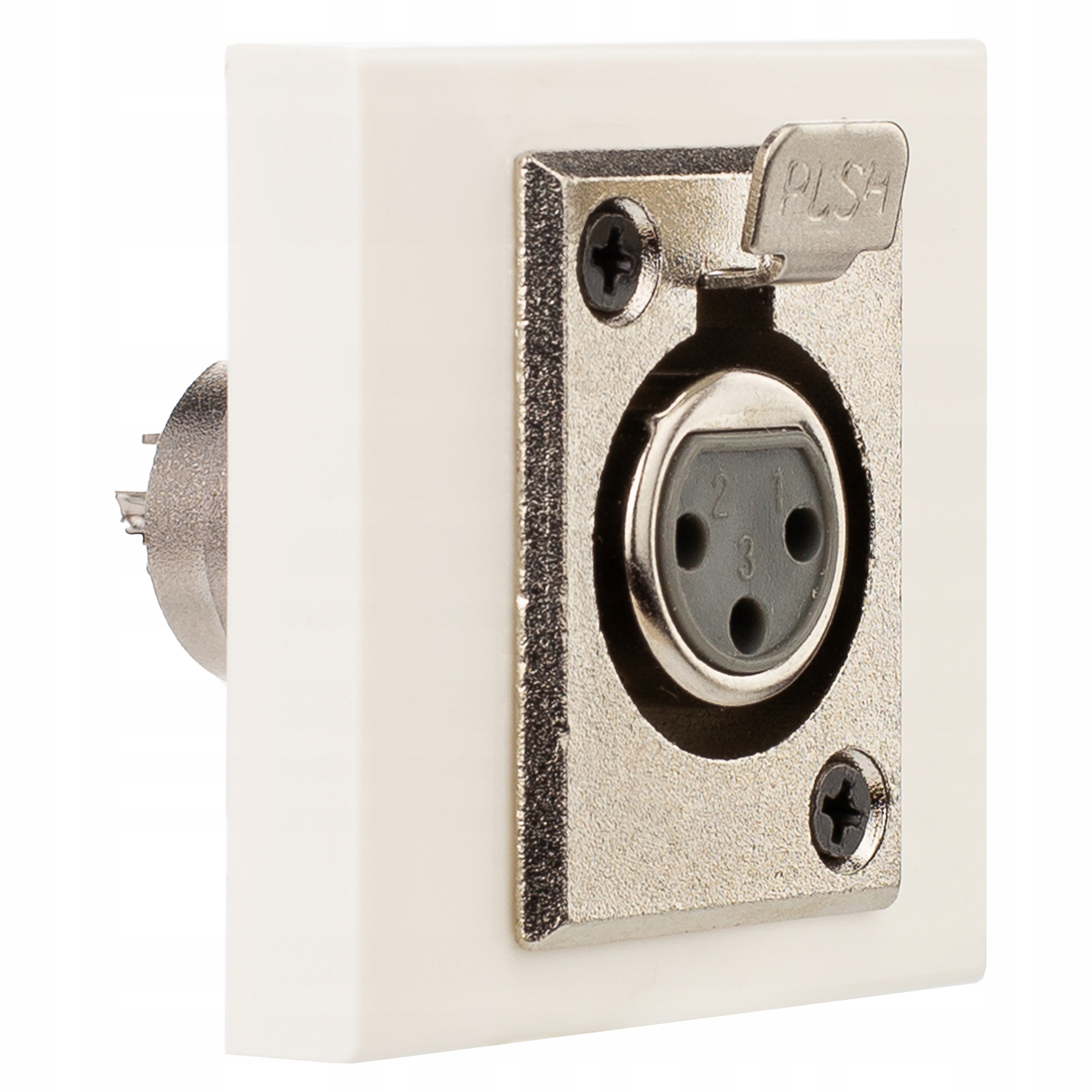 

Mediabox 45x45 moduł 2M 1x gniazdo Xlr lutowane