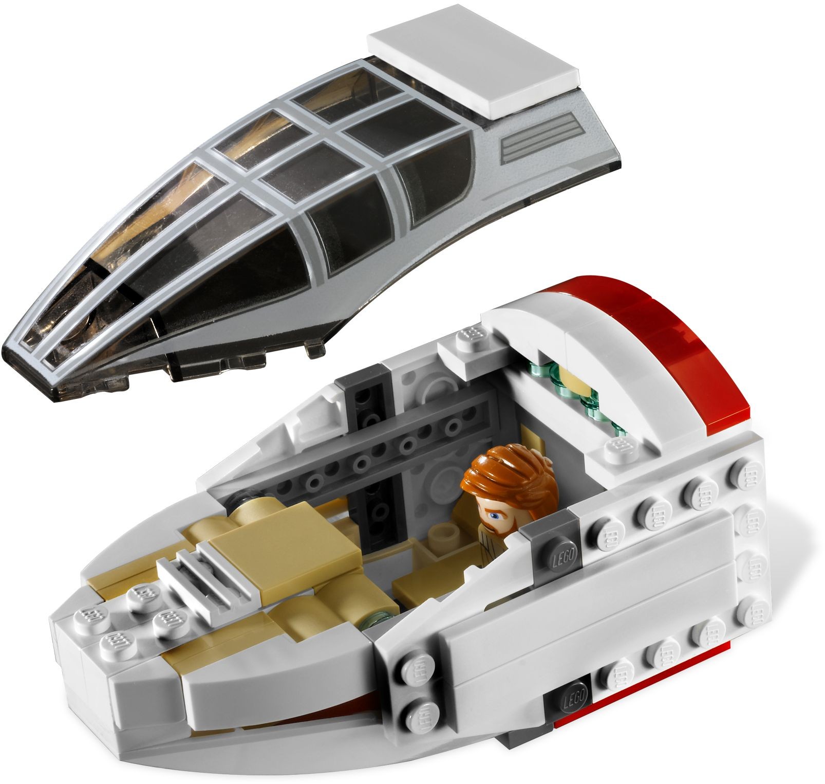 LEGO STAR WARS 7931 T-6 JEDI SHUTTLE ANAKIN OBIWAN Wiek dziecka 8 lat +