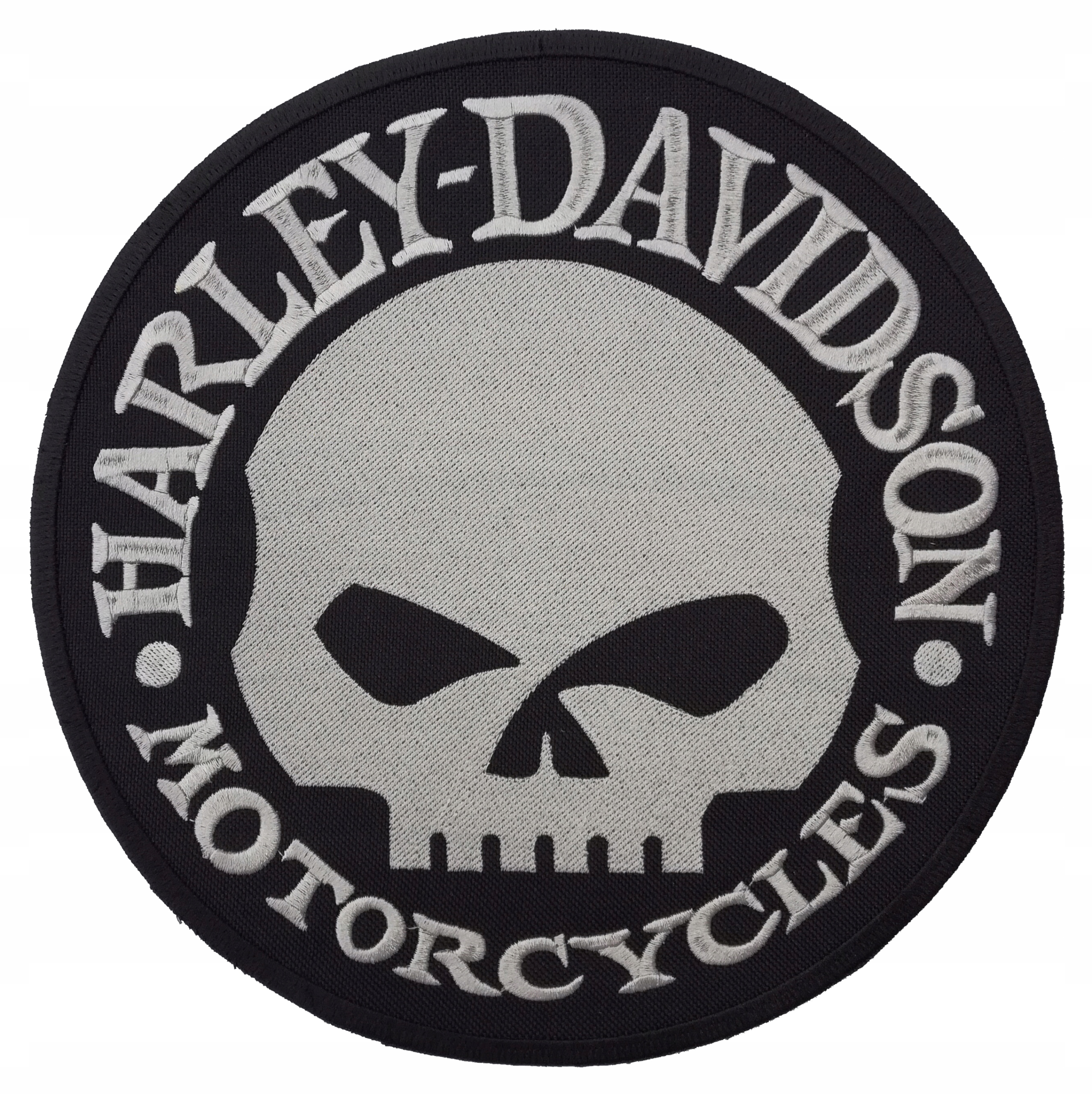 Var naszywka Harley Davidson czaszka 25 cm Skull