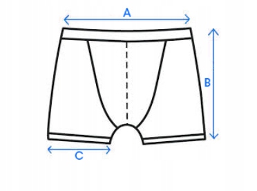 BOKSERKI CLASSIC CORNETTE luźne szerokie 4 szt XL Rozmiar XL