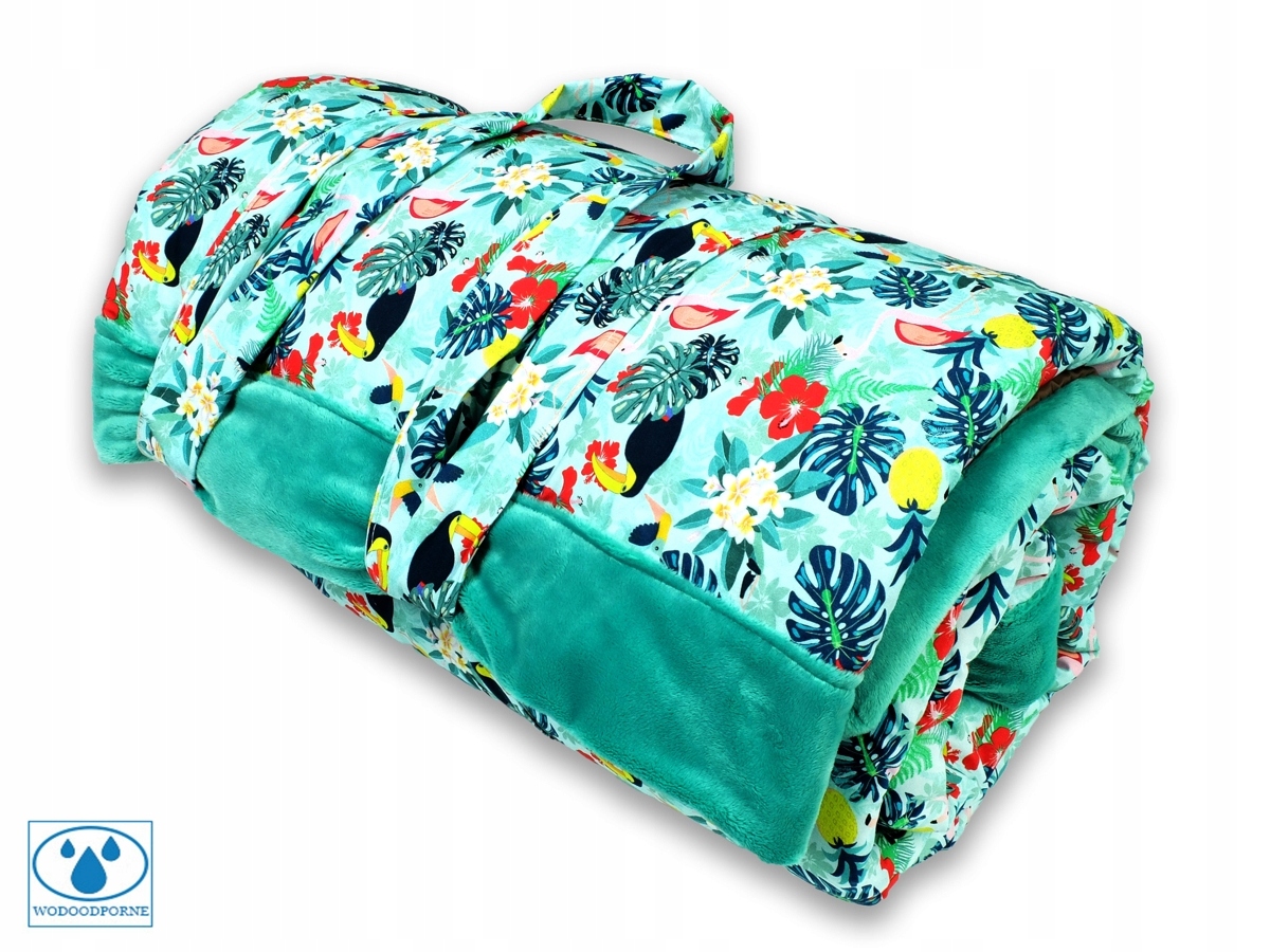 KiziaMizia KOC PIKNIKOWY PLAŻOWY IZOL. XXL 180x200 Kształt prostokątny