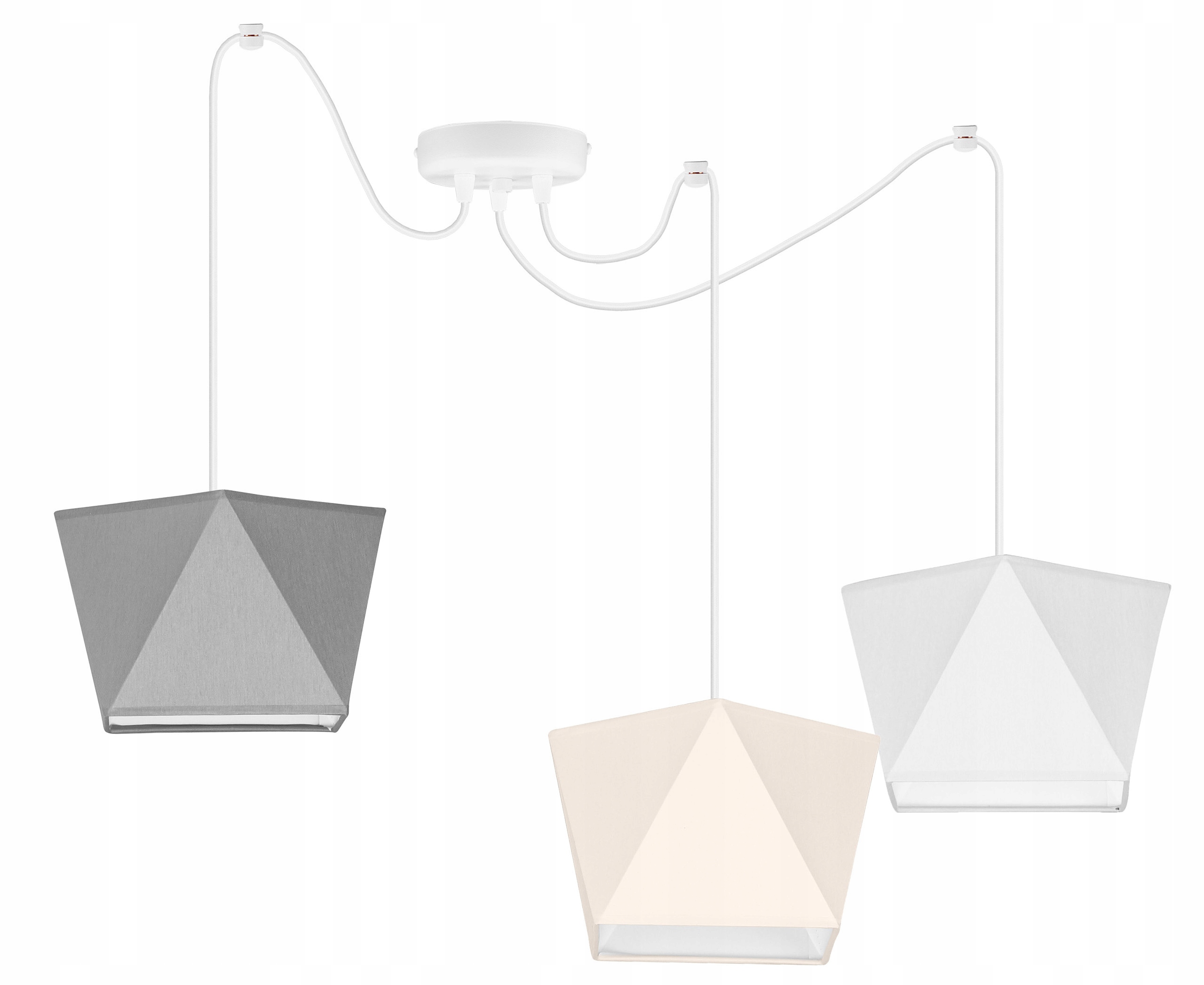 

Lampa Wisząca Sufitowa Żyrandol Loft Abażur Pająk