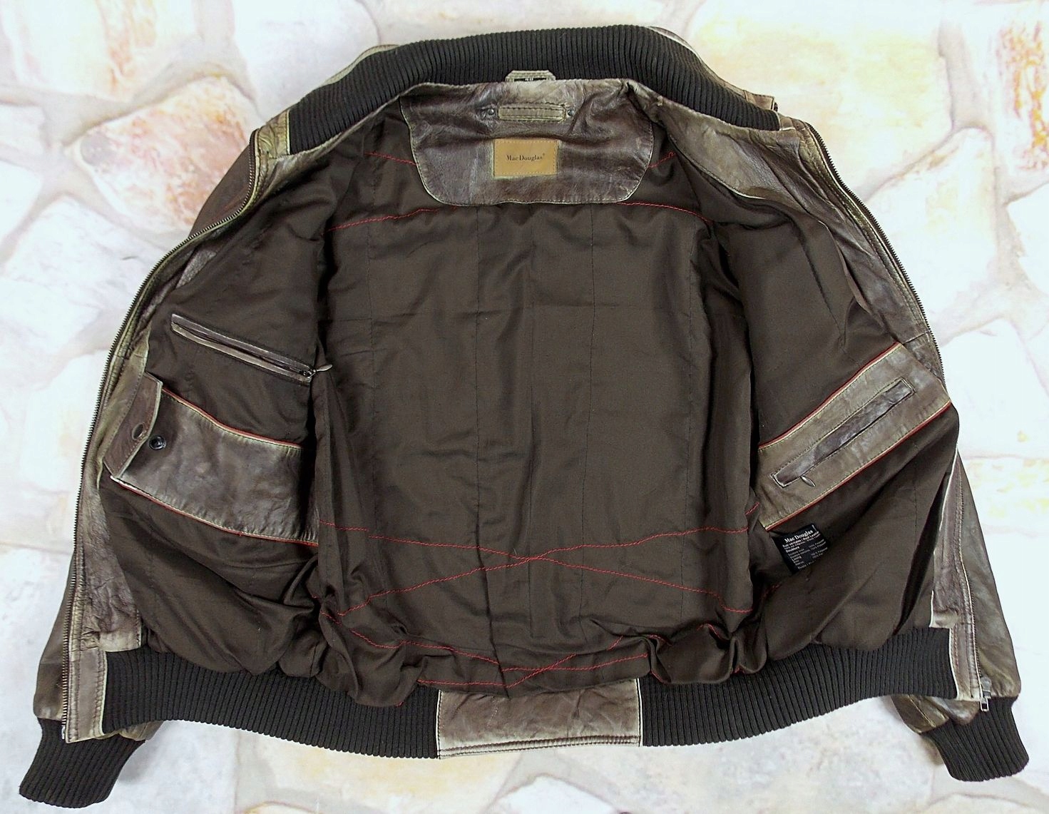 MAC DOUGLAS KURTKA PILOTKA BOMBER SKÓRZANA 48 Rodzaj pilotka