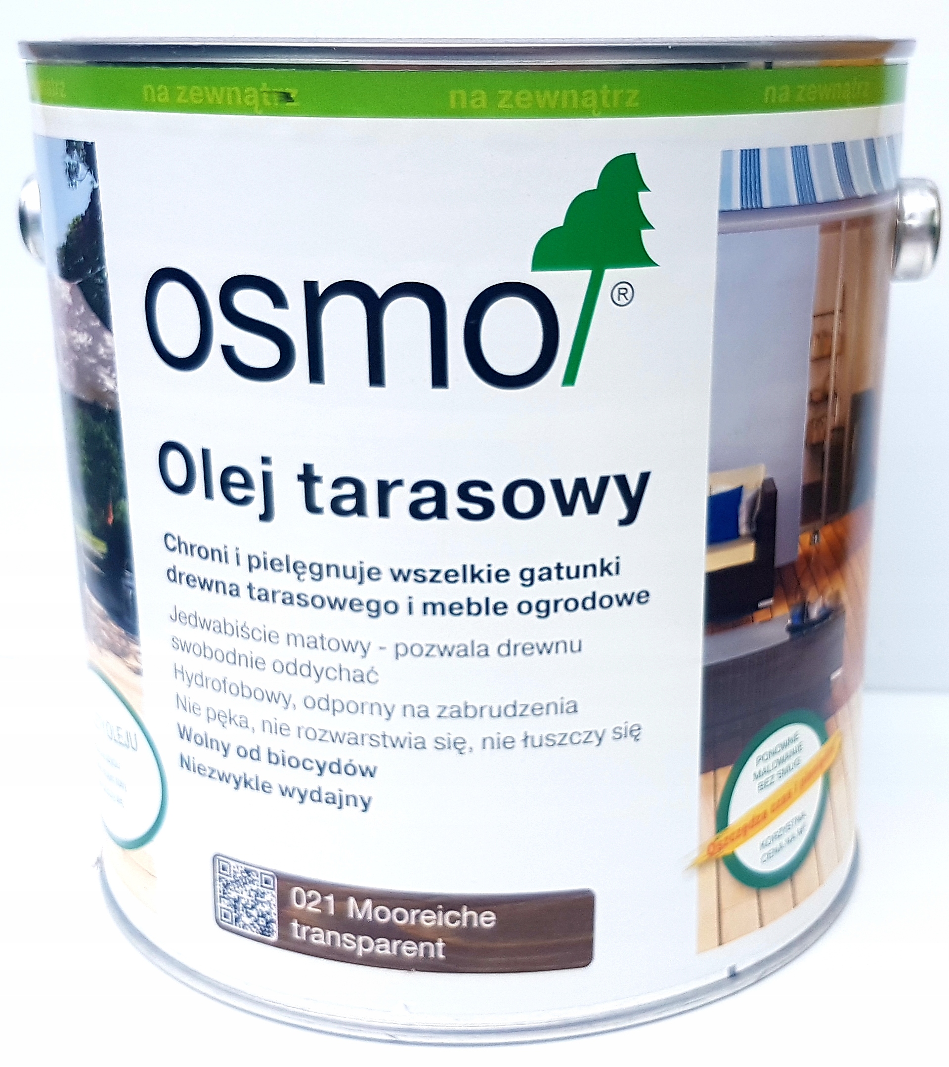 

Osmo 021 Olej do tarasów 2,5l Dąb Brunatny