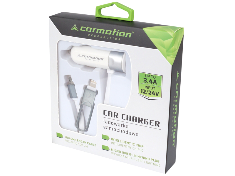 

3w1 Ładowarka Usb microUSB Lightning iPhone