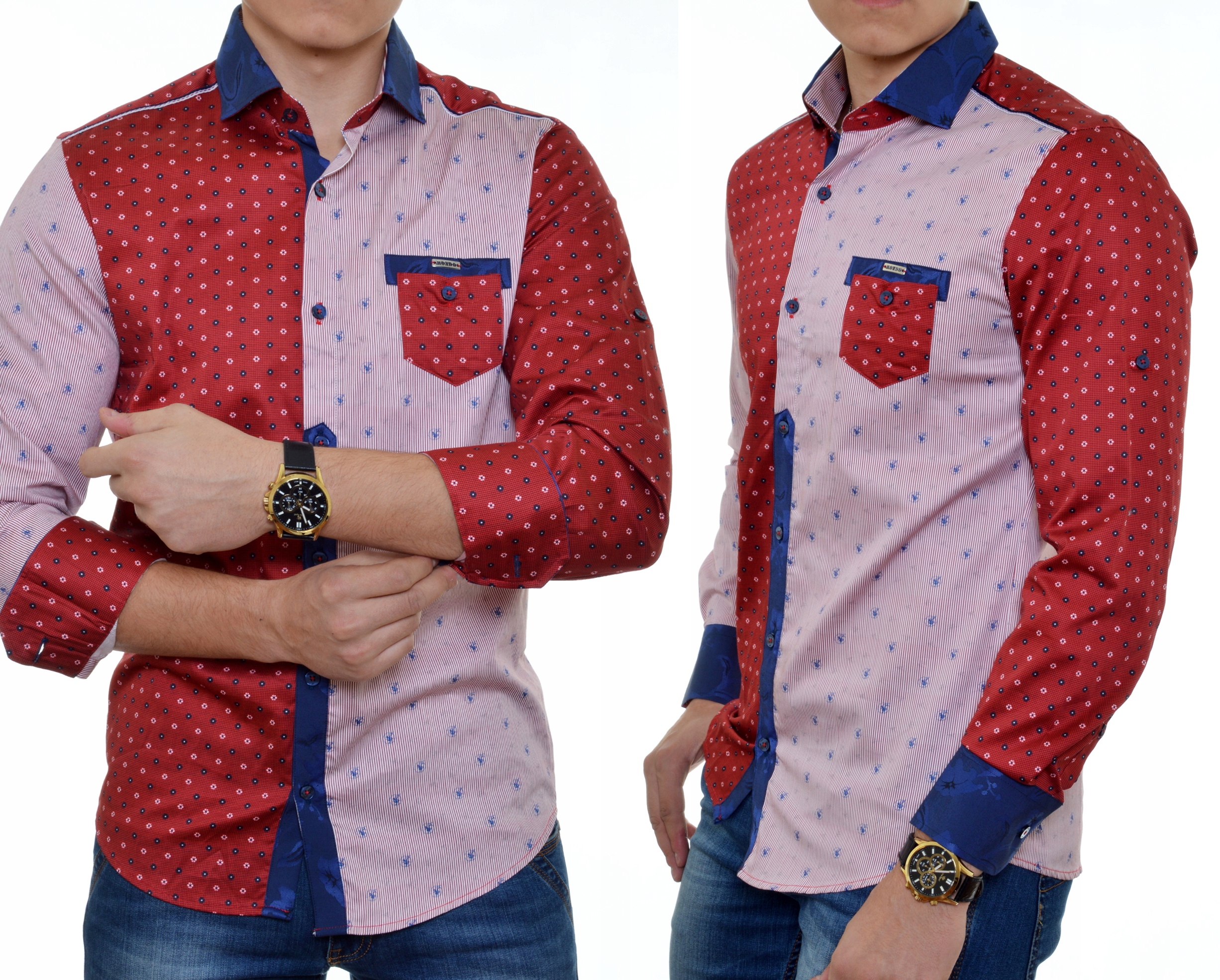 Pánská košile Casual Mondo Kombinovaná Dárek Unikát