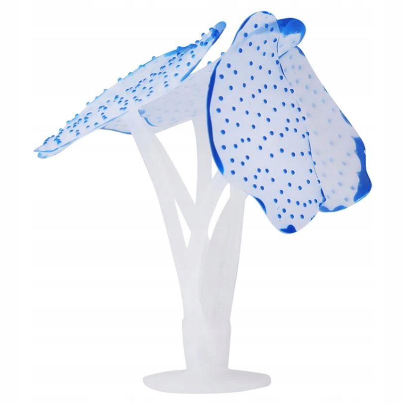 

Niebieski Sztuczny koral koralowiec meduza ozdoba