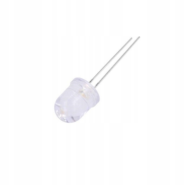 

Led 10MM Biały Zimny 14000-23000mcd 15° E3068