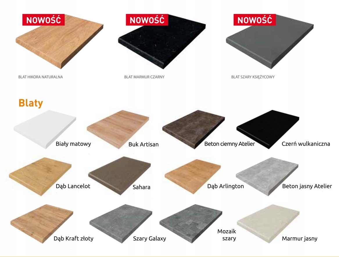 KUCHNIA W STYLU PROWANSALSKIM BIAŁA_300 CM Materiał płyta MDF