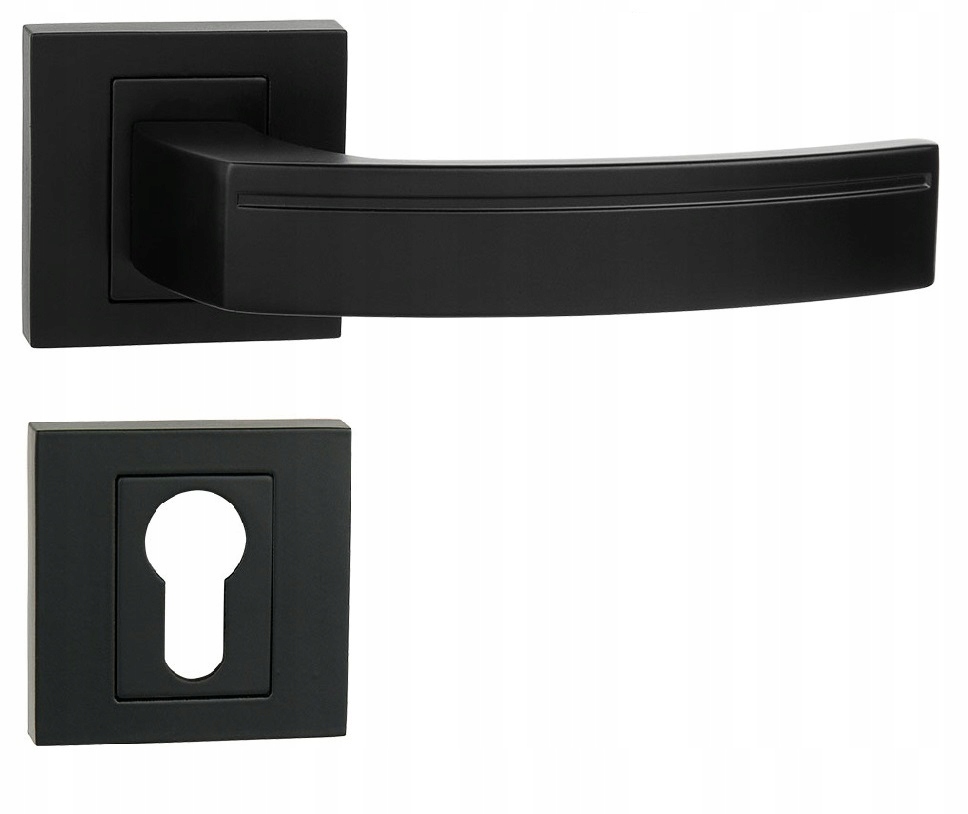 klika kliky Odessa černá, černé rozety na vložku