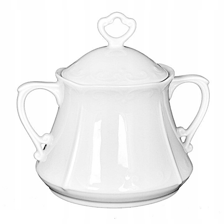 CHODZIEŻ KAMELIA BIAŁA PORCELANA CUKIERNICA 350ml