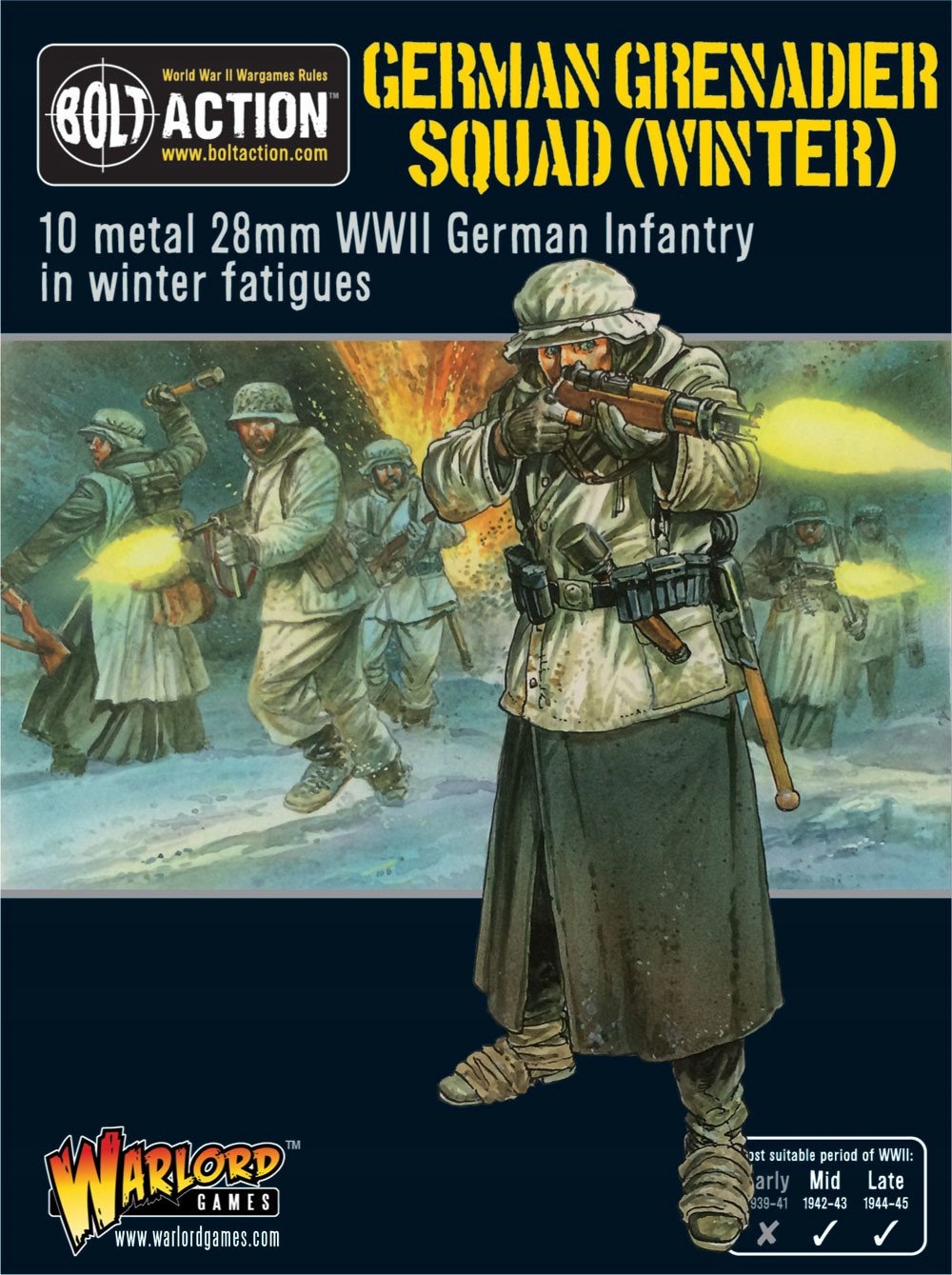 German Grenadiers in Winter Clothing