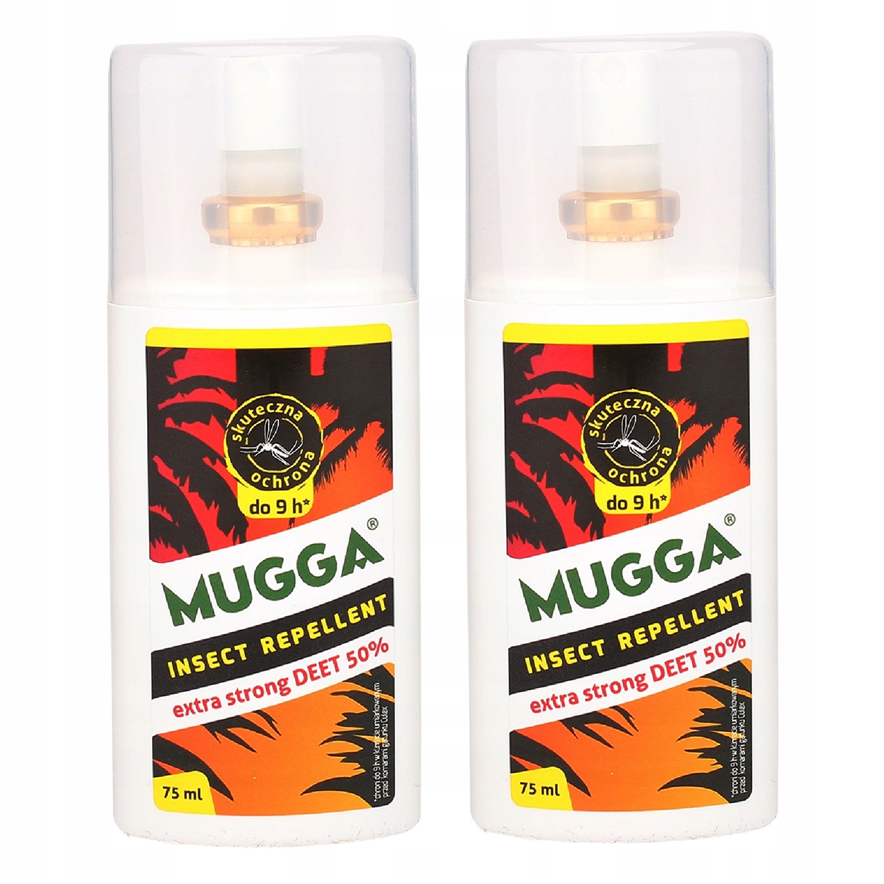 

Mugga Strong Deet 50% 2x Spray Komary Kleszcze