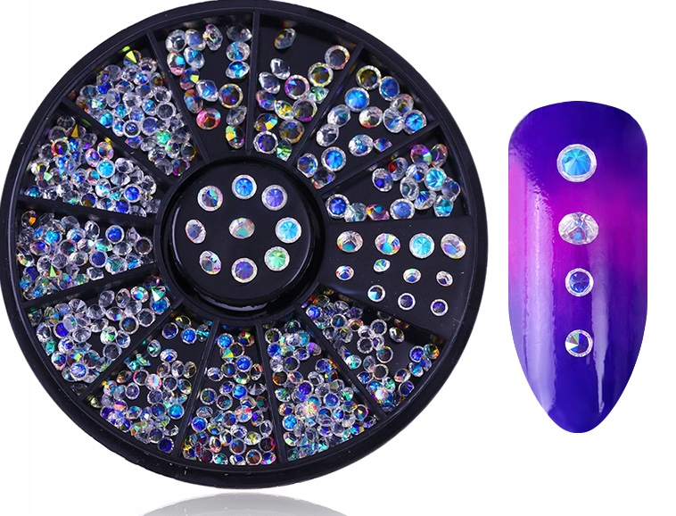 KARUZELA Z CYRKONIAMI OZDOBY CYRKONIE