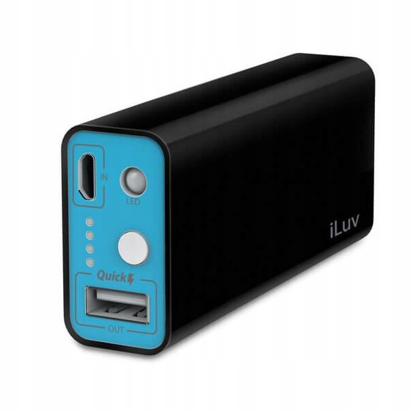 ILUV Powerbank 5200mAh внешний аккумулятор фонарик