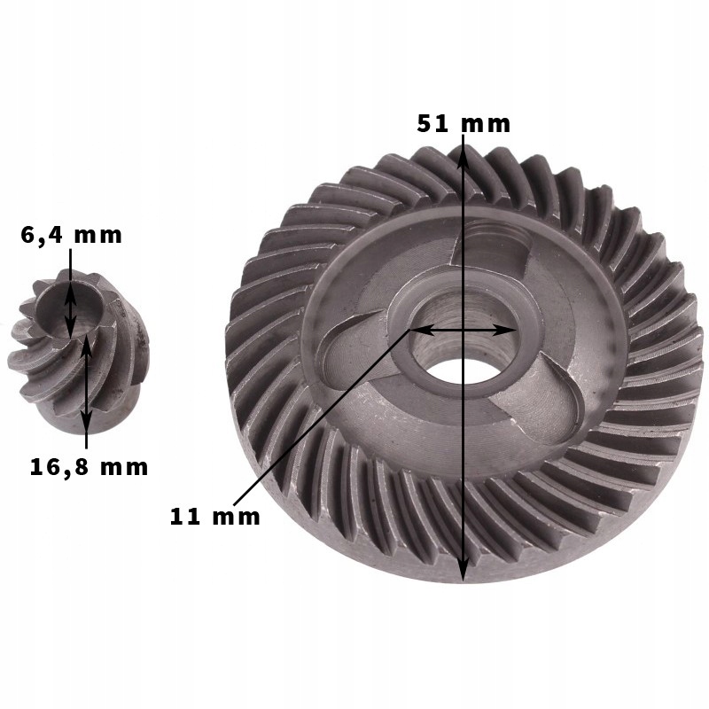 Przekładnia zębata do BOSCH GWS 14-125 CIT Kod producenta 3-838-2