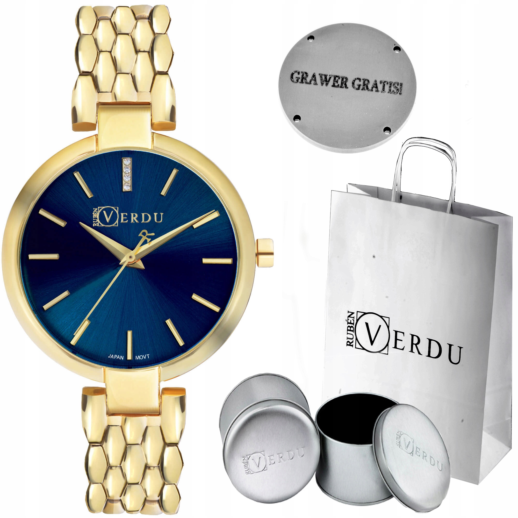 

Elegancki zegarek damski Ruben Verdu RV2203