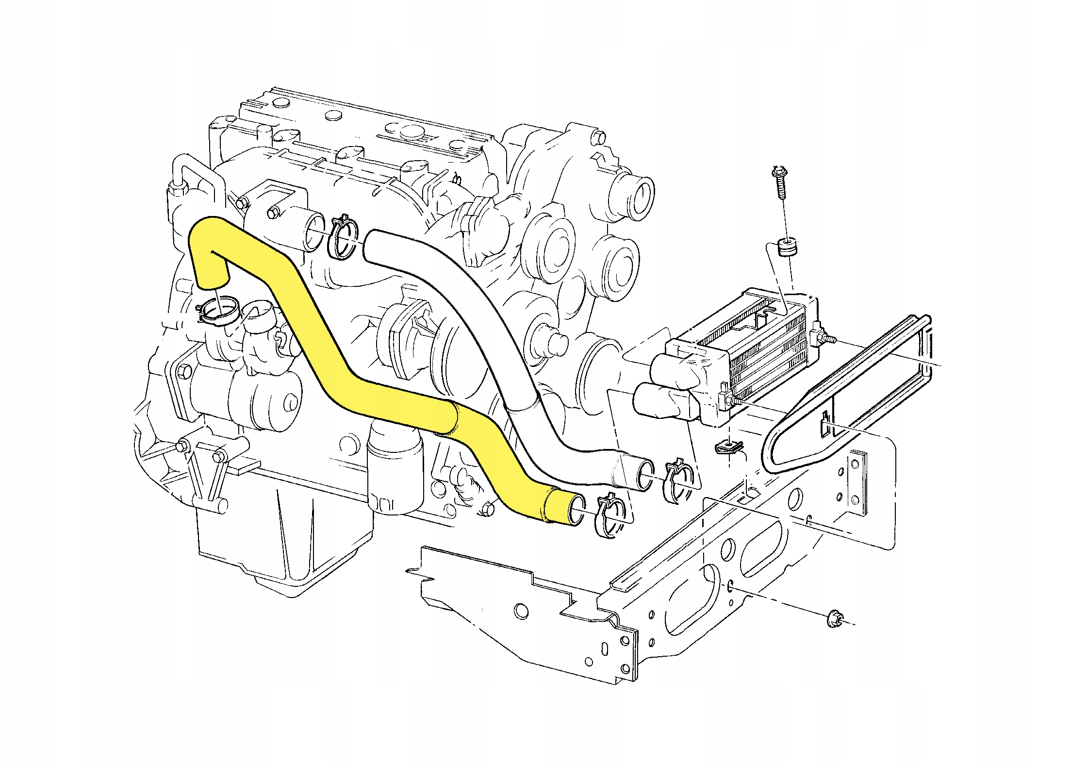 RURA WAZ TURBO INTERCOOLERA CHRYSLER SEBRING 2 7 Part number 52079581AB