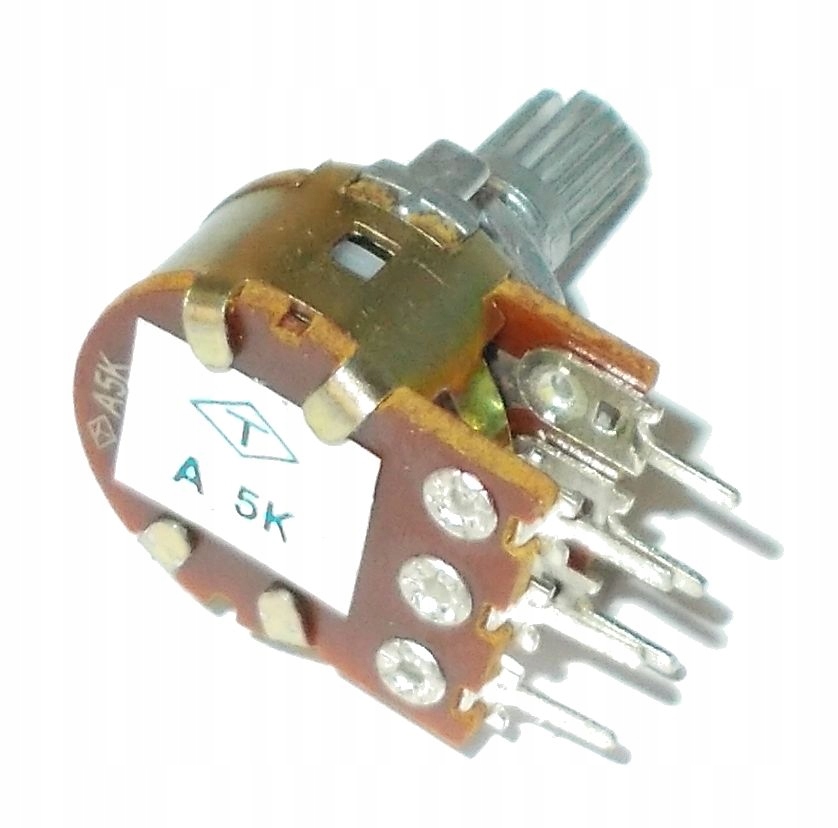 

Potencjometr Obrotowy 2x 5k A5k 5szt=6zł (3687)