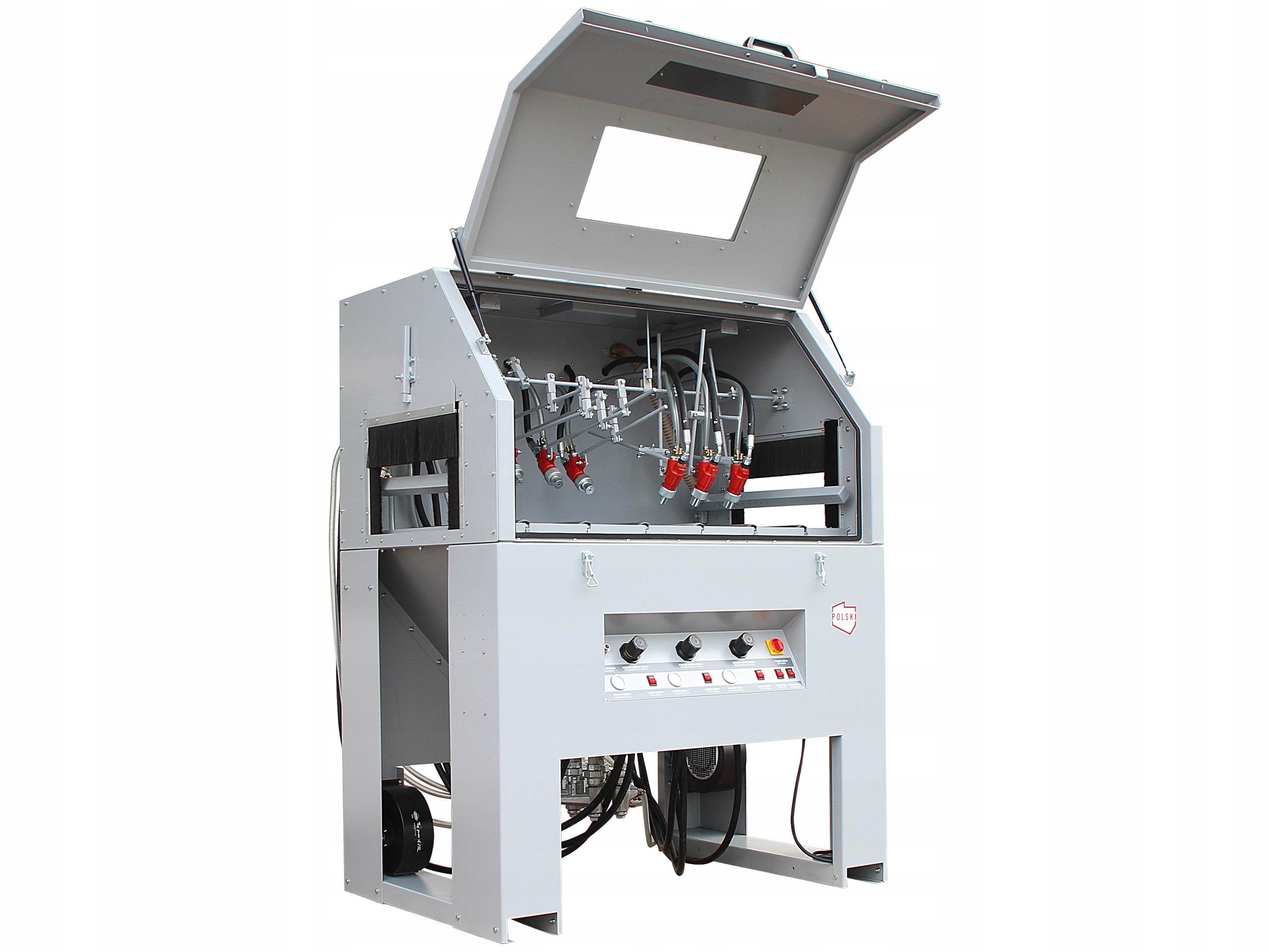 POLSKIA PIASKARKA DO DŁUGICH DETALI RUR PROFILI Pojemność 800 l