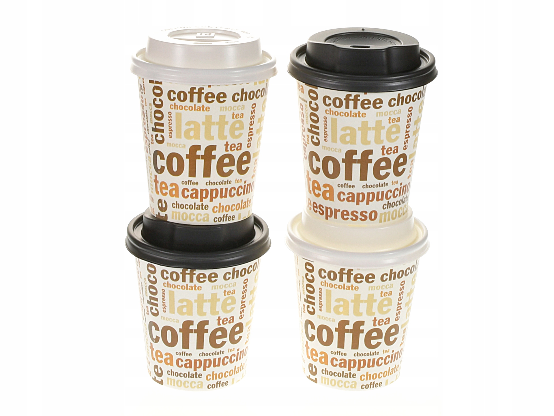 

Kubki Papierowe 250ml 100 sztuk + Wieczka