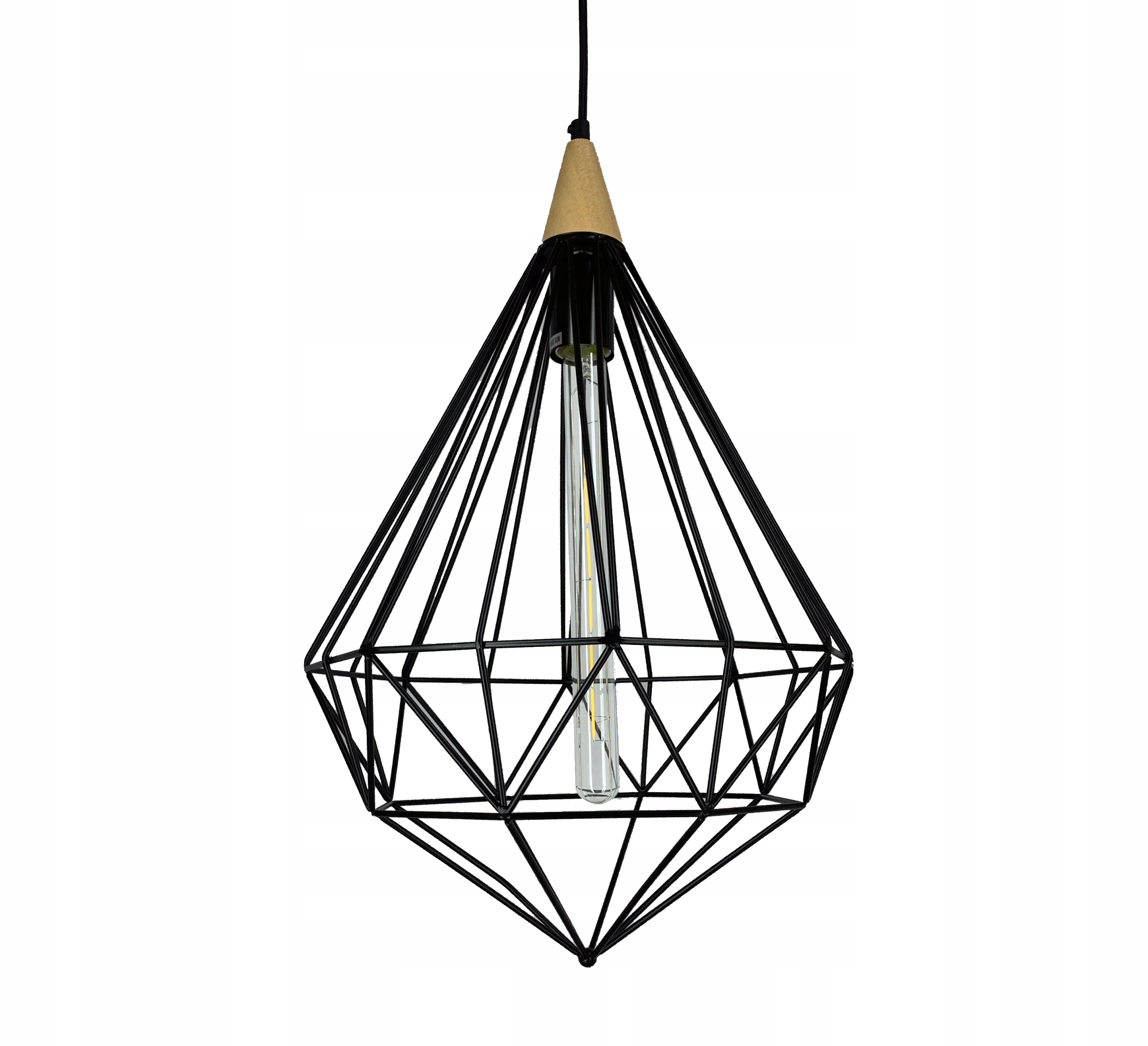 

Lampa sufitowa wisząca Diament Loft Edison E27 Big