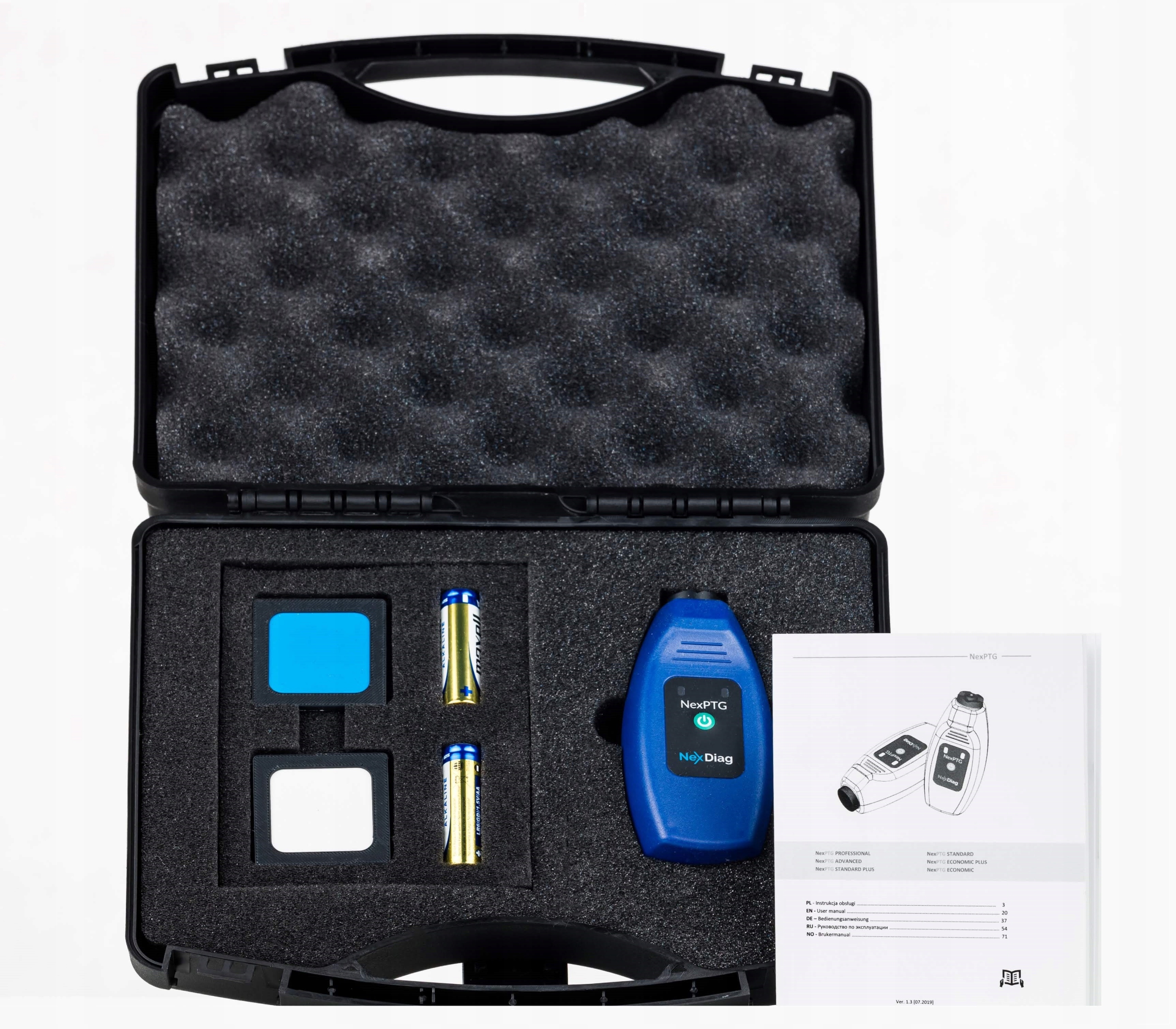 Miernik lakieru NexPTG Professional sonda kulkowa