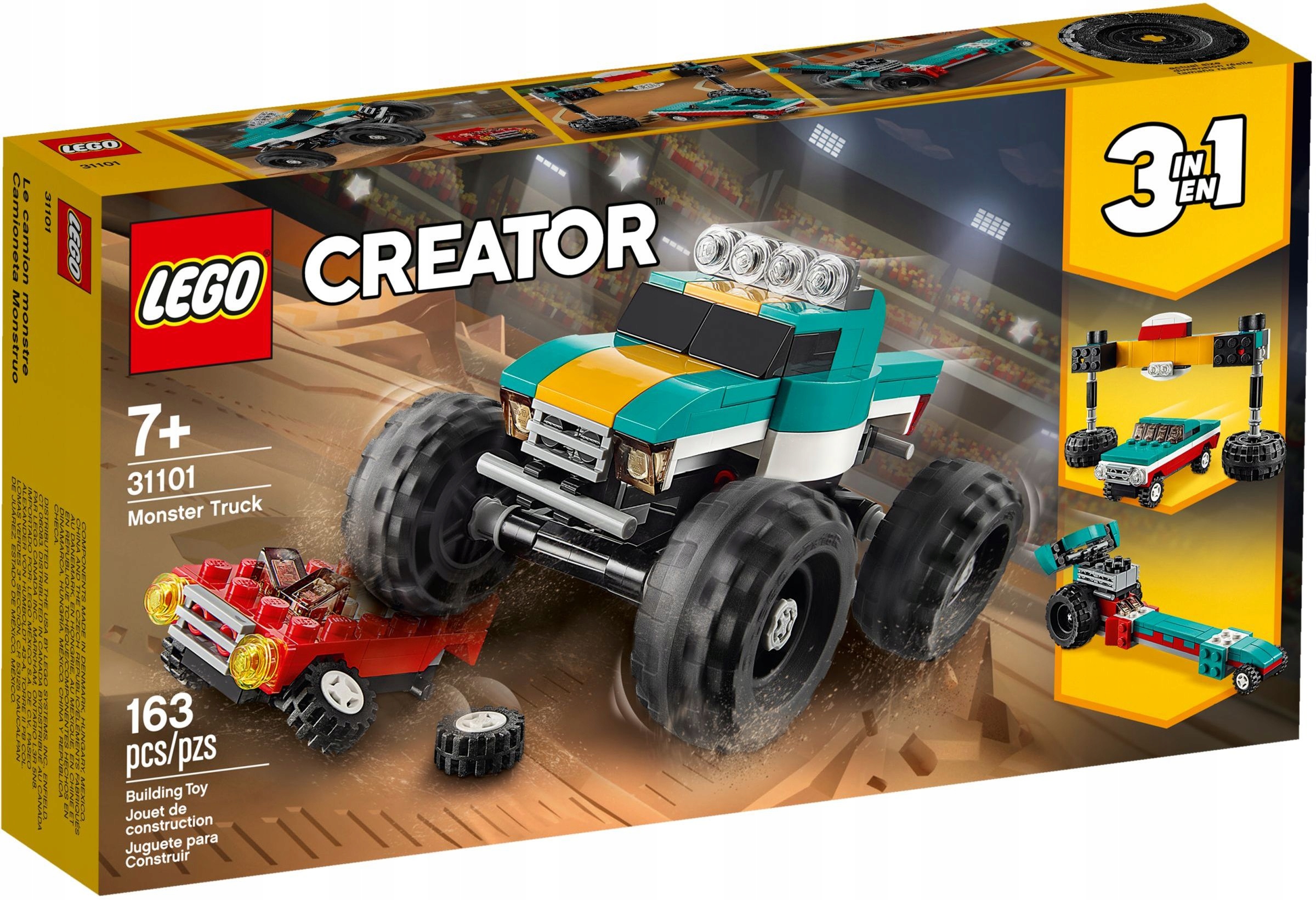 

Lego Creator 3W1 31101 Monster Truck Dragster skle