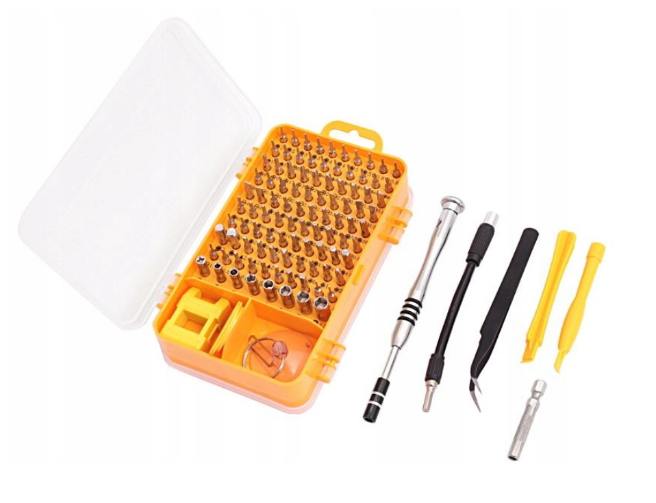 

Zestaw wkrętaków śrubokrętów precyzyjnych 110 elem