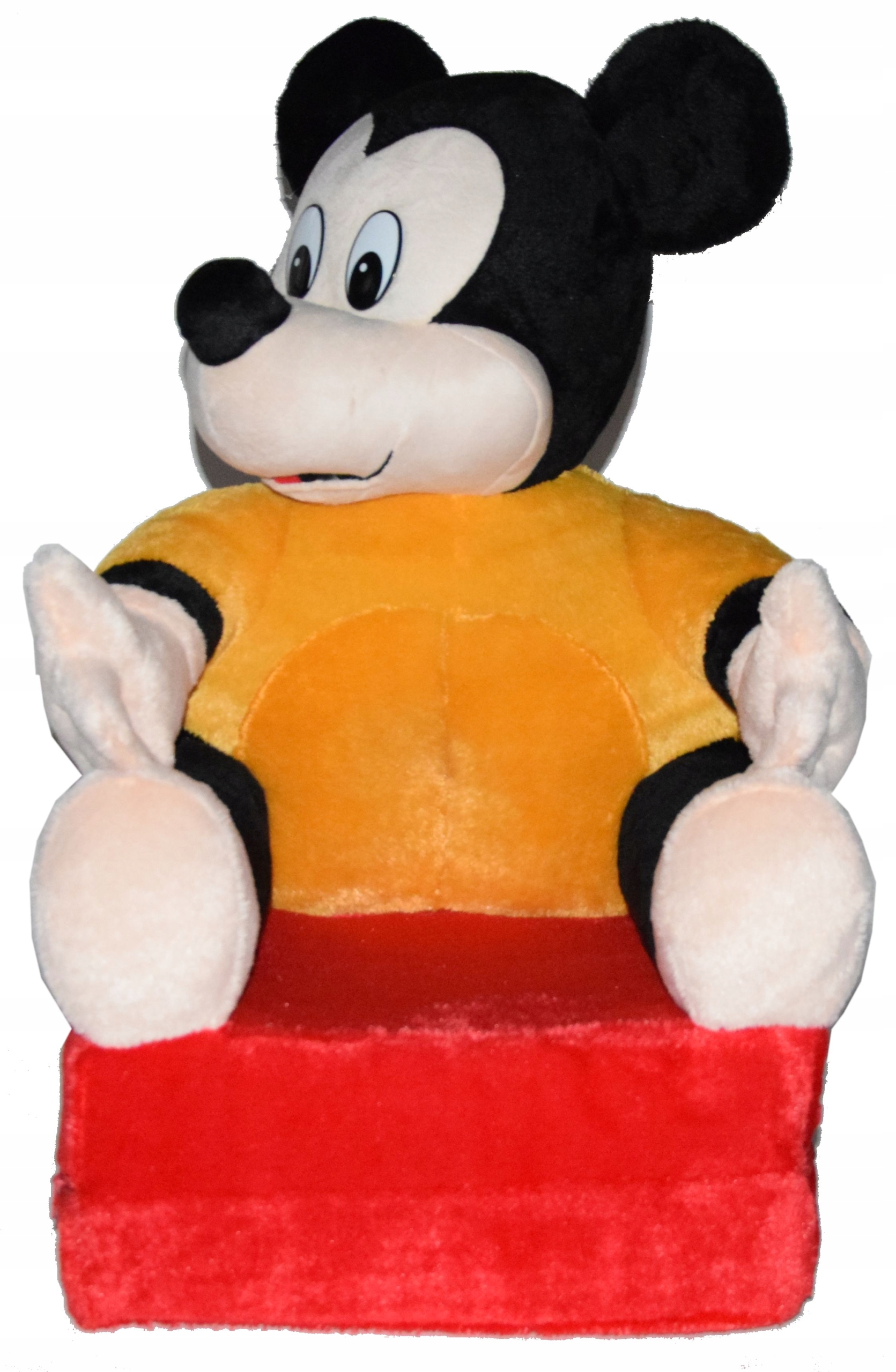 FOTEL FOTELIK PLUSZOWY ROZKŁADANY PUFA MASKOTKA !! Kod producenta FOTEL