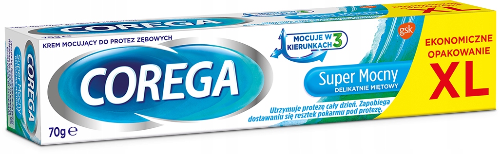 

Corega Krem do mocowania protez Delikatna Mięta 70