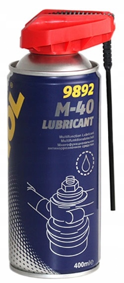 Mannol M-40 Lubricant Smaruje Czyści Chroni Luzuje Antykorozyjny 400ml