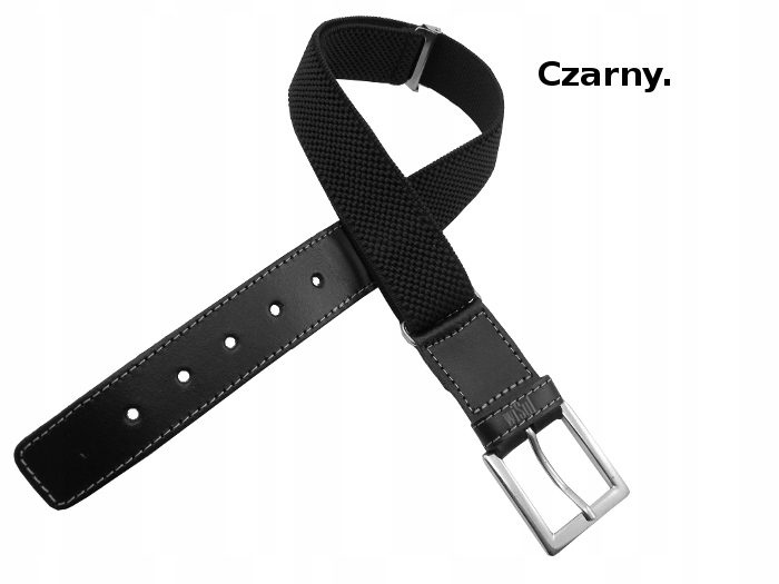 Pasek chłopięcy,dziecięcy,do spodni płynna regulacja obwodu CZARNY. Marka Top Gal