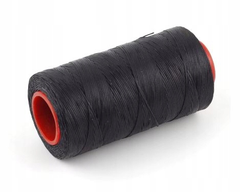 Nitě 500 mb cívka XXL voskované černé 1mm silné