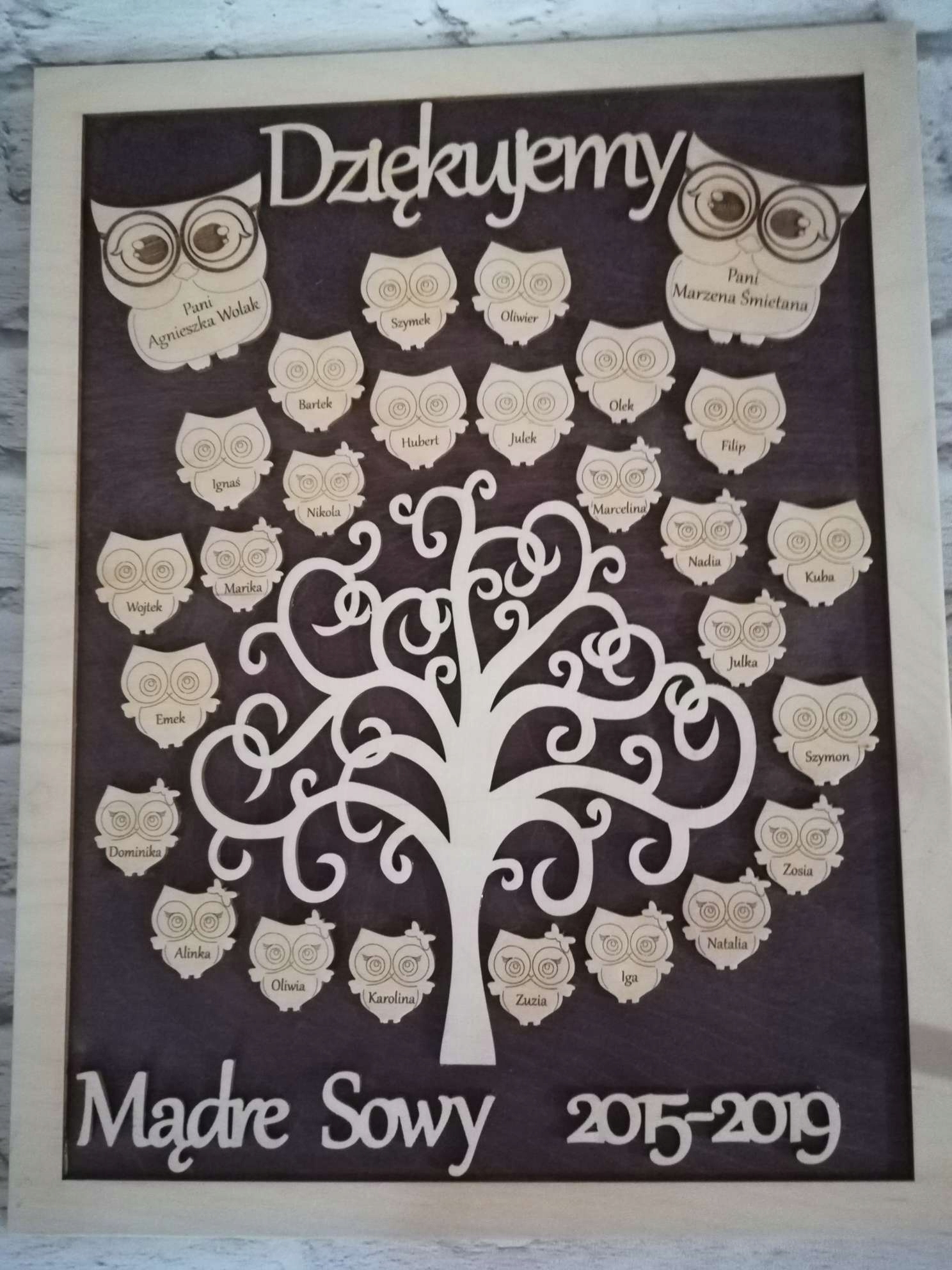 Stromek poděkování učitelům XL