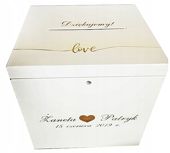 

Pudełko na koperty z kluczykiem love